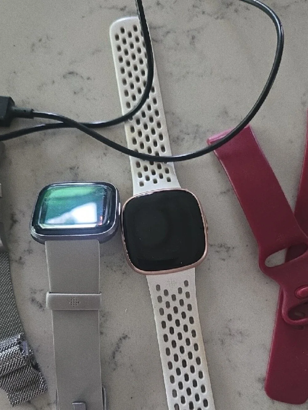4 fitbits For Parts Only